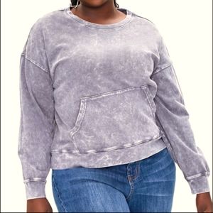 Acid wash sweatshirt